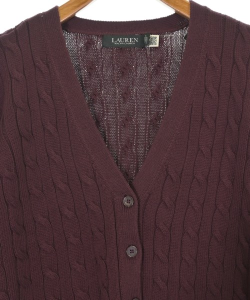 LAUREN Ralph Lauren（ローレンラルフローレン）カーディガン 赤 サイズ:L レディース/2200679078043