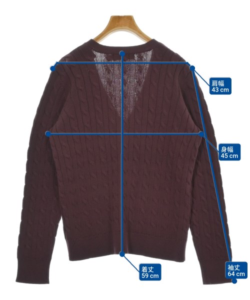 LAUREN Ralph Lauren（ローレンラルフローレン）カーディガン 赤 サイズ:L レディース/2200679078043