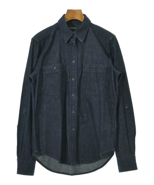 LAUREN Ralph Lauren(ローレンラルフローレン)カジュアルシャツ 紺 サイズ:S/2200683804010