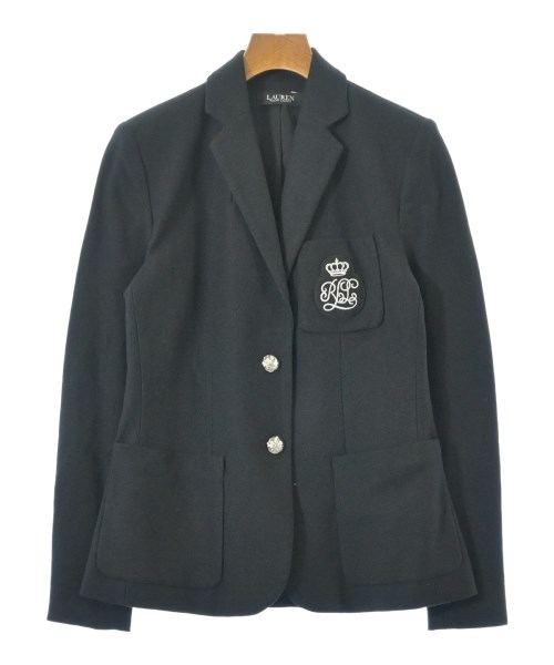 LAUREN Ralph Lauren(ローレンラルフローレン)テーラードジャケット 黒 サイズ:S/2200683871098