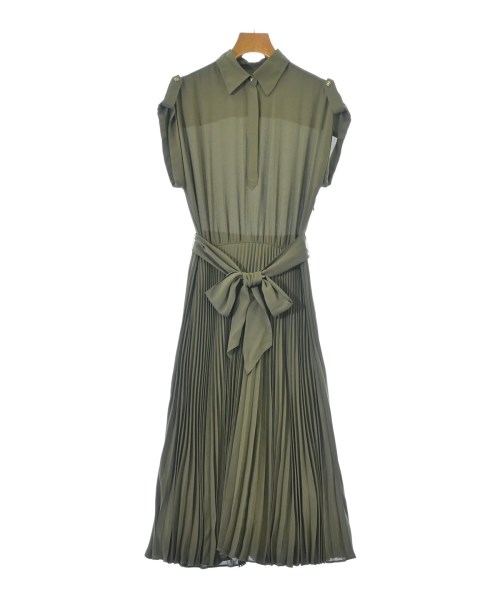 LAUREN Ralph Lauren(ローレンラルフローレン)ワンピース カーキ サイズ:8(S位)/2200683663013