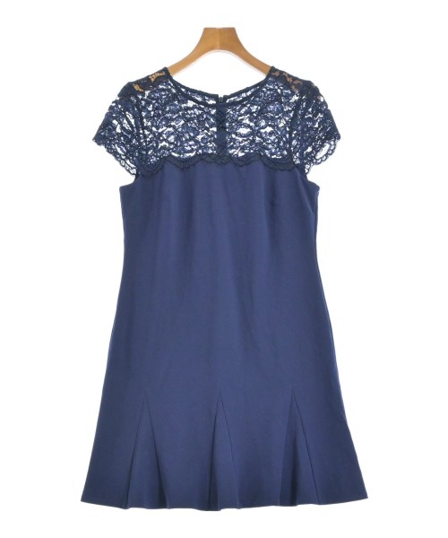 LAUREN Ralph Lauren(ローレンラルフローレン)ワンピース 紺 サイズ:12P(L位)/2200690879056
