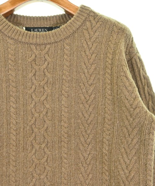 LAUREN Ralph Lauren（ローレンラルフローレン）ニット・セーター 茶 サイズ:S レディース/2200688356309