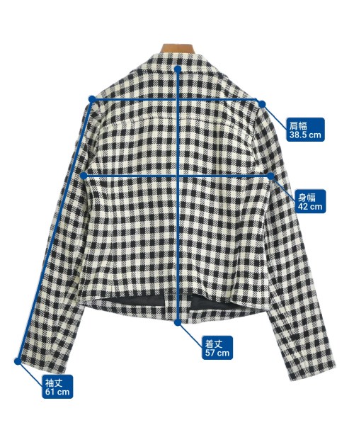 LAUREN Ralph Lauren（ローレンラルフローレン）ライダース 黒 サイズ:4(XL位) レディース/2200692446027