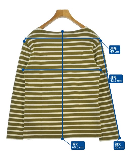 Armor lux（アルモーリュックス）Tシャツ・カットソー カーキ サイズ:3(L位) レディース/2200647483039