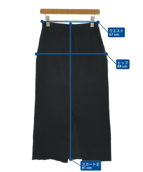 FLORENT relax（フローレントリラックス）ロング・マキシ丈スカート 黒 サイズ:1(S位) レディース/2200661541043