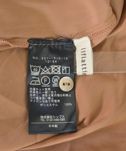 liflattie Ships（リフラッティシップス）ブラウス 茶 サイズ:S レディース/2200630195017