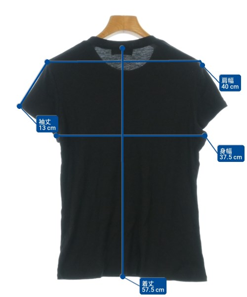 VONDEL（フォンデル）Tシャツ・カットソー 黒 サイズ:36(S位) レディース/2200708391228