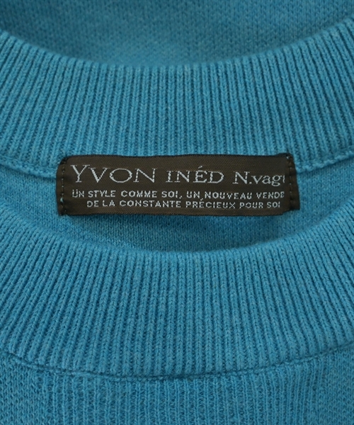 YVON INED N.vague（イヴォンイネドヌーヴェルヴァーク）ニット・セーター 青 サイズ:2(M位) レディース/2200639391083
