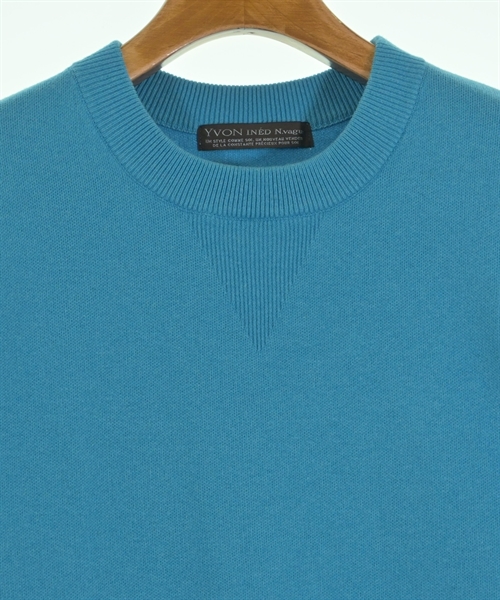 YVON INED N.vague（イヴォンイネドヌーヴェルヴァーク）ニット・セーター 青 サイズ:2(M位) レディース/2200639391083