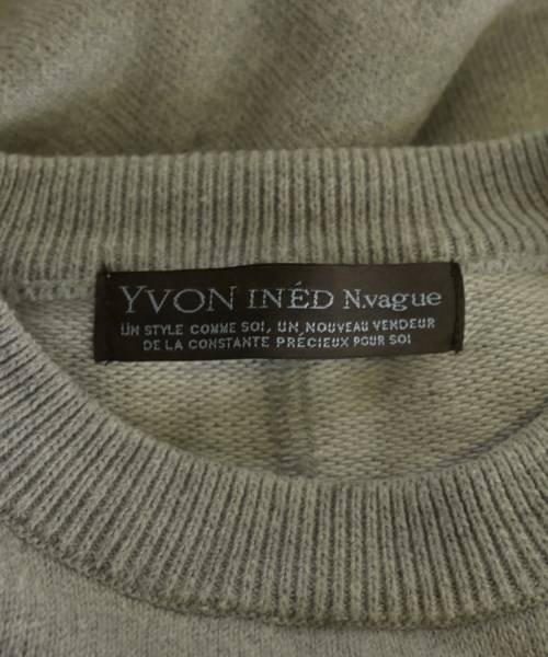 YVON INED N.vague（イヴォンイネドヌーヴェルヴァーク）ニット・セーター グレー サイズ:9(M位) レディース/2200614214055