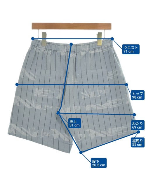 sneeuw（スニュウ）ショートパンツ 青 サイズ:3(L位) レディース/2200613655040