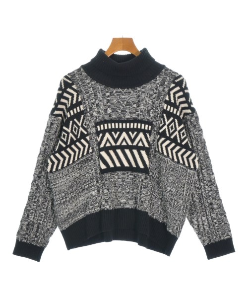 sneeuw(スニュウ)ニット・セーター 黒 サイズ:F/2200665640315