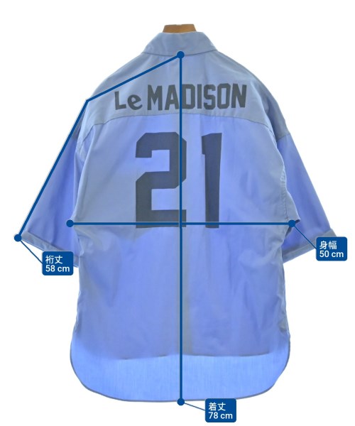 MADISON BLUE（マディソンブルー）カジュアルシャツ 青 サイズ:01(S位) レディース/2200632671076