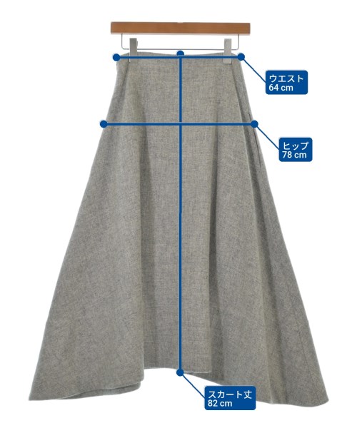 MADISON BLUE（マディソンブルー）ロング・マキシ丈スカート グレー サイズ:1(S位) レディース/2200638930023