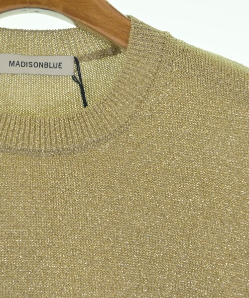 MADISON BLUE（マディソンブルー）ニット・セーター ゴールド サイズ:1(S位) レディース/2200639797106