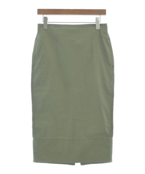 MADISON BLUE(マディソンブルー)ひざ丈スカート カーキ サイズ:2(M位)/2200625302017