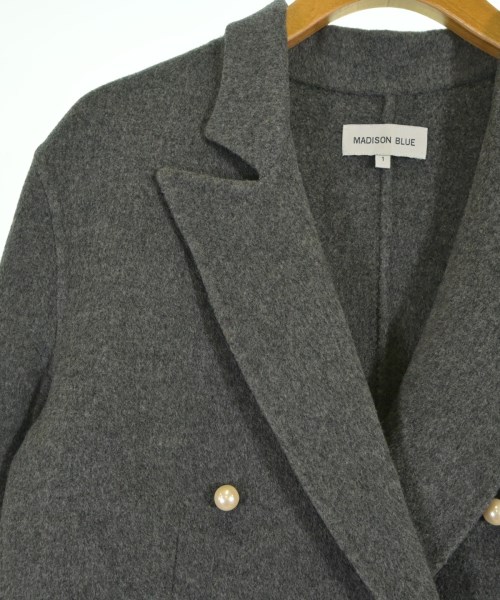 MADISON BLUE（マディソンブルー）チェスターコート グレー サイズ:1(S位) レディース/2200625302116