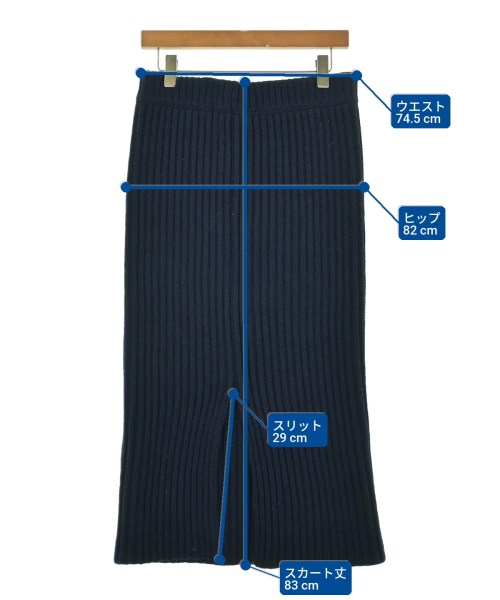 MADISON BLUE（マディソンブルー）ロング・マキシ丈スカート 紺 サイズ:01(S位) レディース/2200625302123