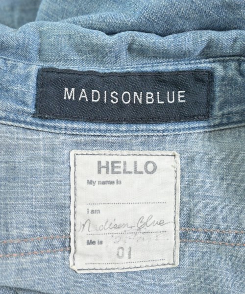 MADISON BLUE（マディソンブルー）カジュアルシャツ 青 サイズ:1(S位) レディース/2200639867113