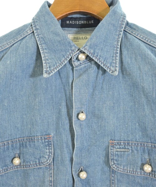 MADISON BLUE（マディソンブルー）カジュアルシャツ 青 サイズ:1(S位) レディース/2200639867113