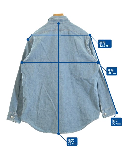 MADISON BLUE（マディソンブルー）カジュアルシャツ 青 サイズ:1(S位) レディース/2200639867113