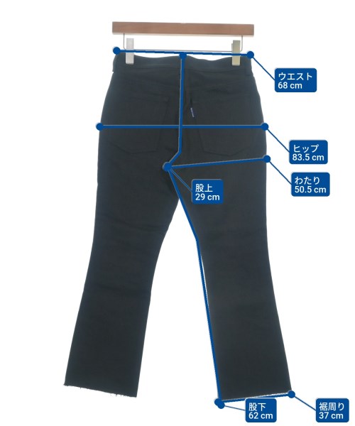 MADISON BLUE（マディソンブルー）デニムパンツ 黒 サイズ:S レディース/2200644569934