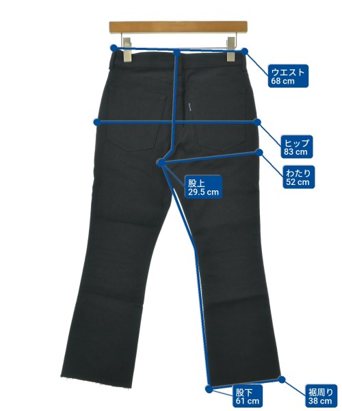 MADISON BLUE（マディソンブルー）デニムパンツ 黒 サイズ:1(S位) レディース/2200644572590