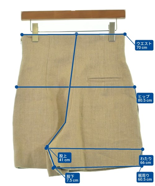 MADISON BLUE（マディソンブルー）ショートパンツ ベージュ サイズ:2(M位) レディース/2200644607292