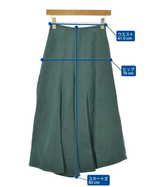 MADISON BLUE（マディソンブルー）ロング・マキシ丈スカート 緑 サイズ:00(XS位) レディース/2200644616140