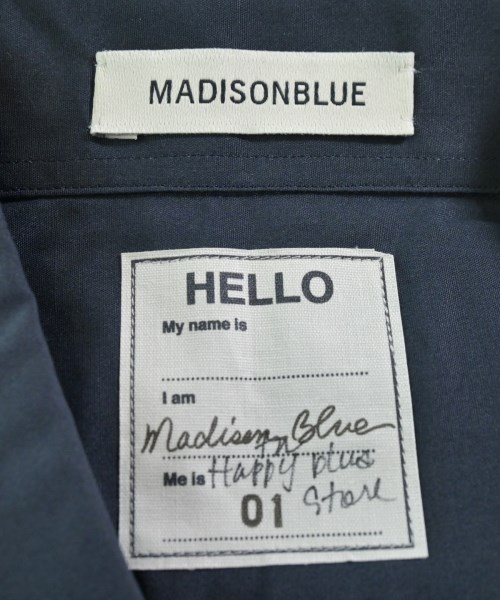 MADISON BLUE（マディソンブルー）ブラウス 紺 サイズ:1(S位) レディース/2200644768931