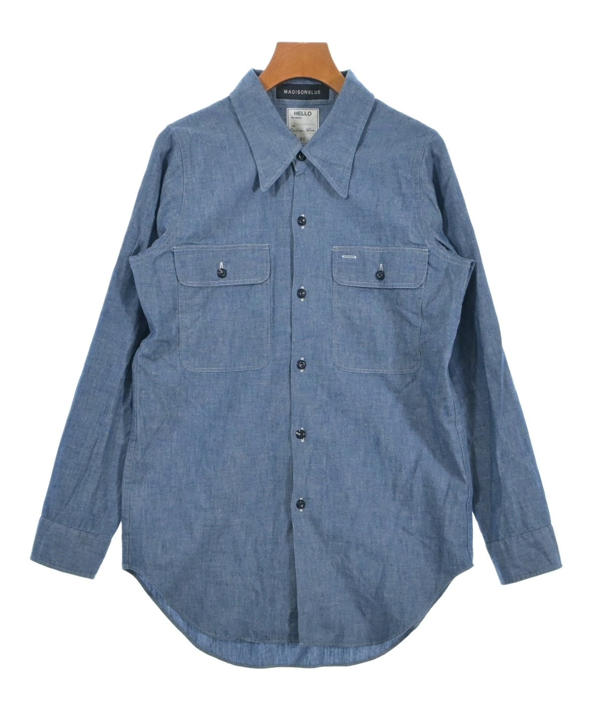 マディソンブルー シャツ 2点まとめ買い MADISON BLUE（マディソンブルー）カジュアルシャツ 紺 サイズ:1