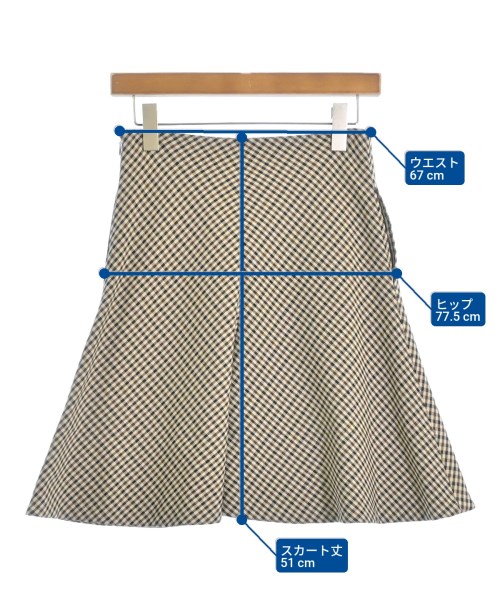 MADISON BLUE（マディソンブルー）ひざ丈スカート ベージュ サイズ:XS レディース/2200621504163