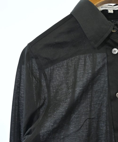 MADISON BLUE（マディソンブルー）カジュアルシャツ 黒 サイズ:2(M位) レディース/2200622157177