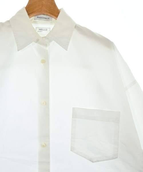 MADISON BLUE（マディソンブルー）カジュアルシャツ 白 サイズ:01(S位) レディース/2200623955017
