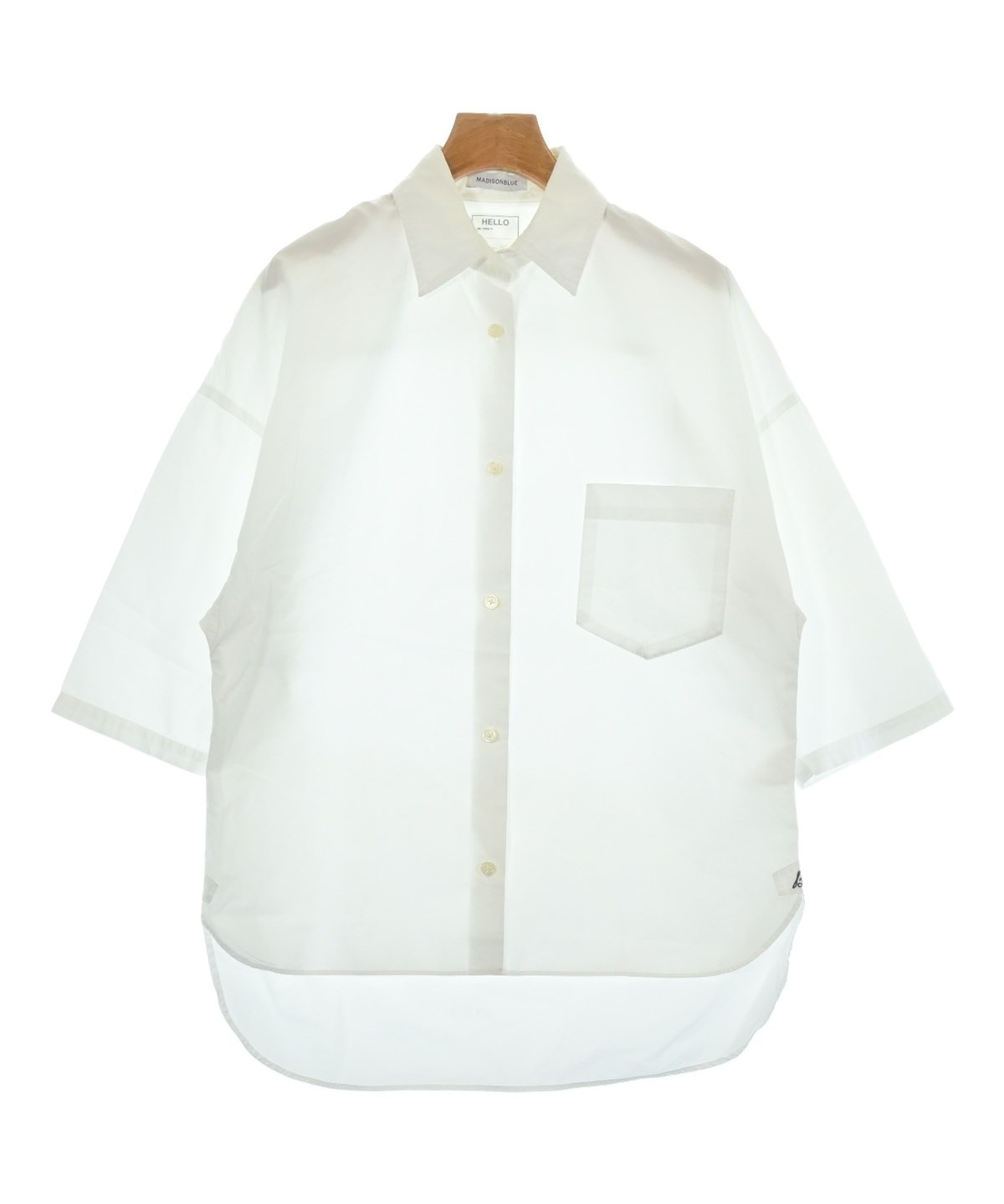 MADISON BLUE（マディソンブルー）カジュアルシャツ 白 サイズ:01(S位