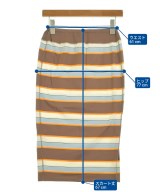 MADISON BLUE（マディソンブルー）ひざ丈スカート 茶 サイズ:00(XS位) レディース/2200627769061