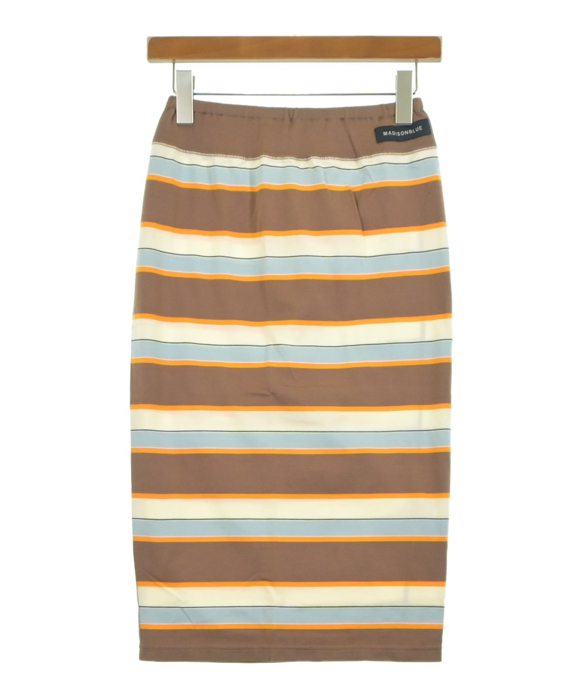 MADISON BLUE（マディソンブルー）ひざ丈スカート 茶 サイズ:00(XS位