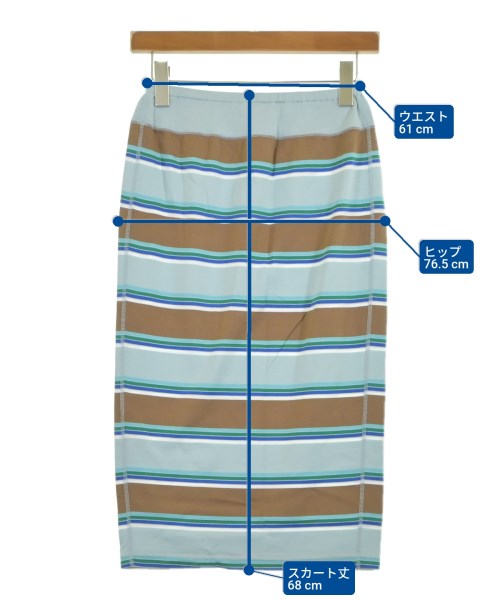 MADISON BLUE（マディソンブルー）ひざ丈スカート 青 サイズ:00(XS位) レディース/2200627769115
