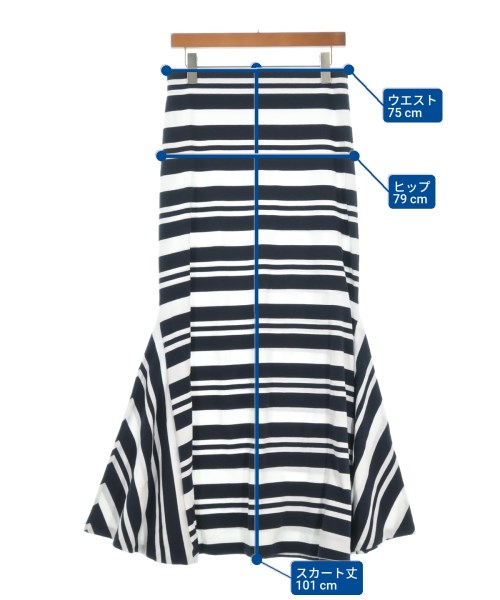 MADISON BLUE（マディソンブルー）ロング・マキシ丈スカート 紺 サイズ:02(M位) レディース/2200627769207