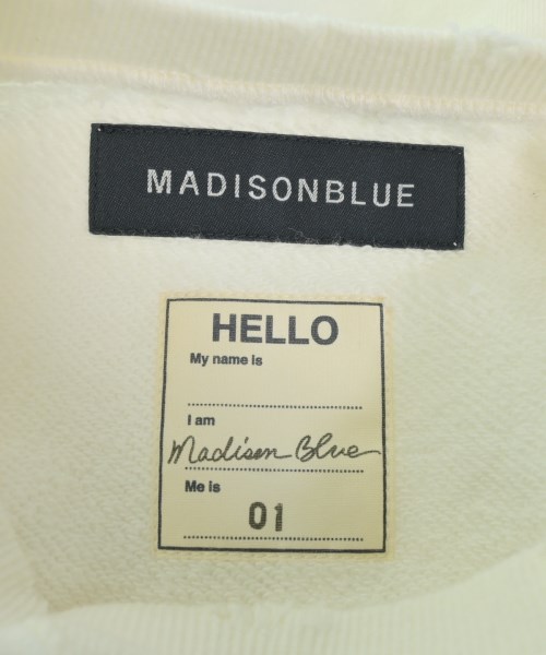 MADISON BLUE（マディソンブルー）スウェット 白 サイズ:1(S位) レディース/2200627769320