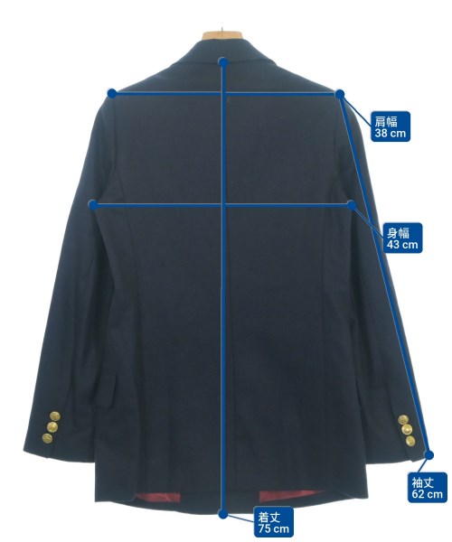 MADISON BLUE（マディソンブルー）テーラードジャケット 紺 サイズ:01(S位) レディース/2200618001057