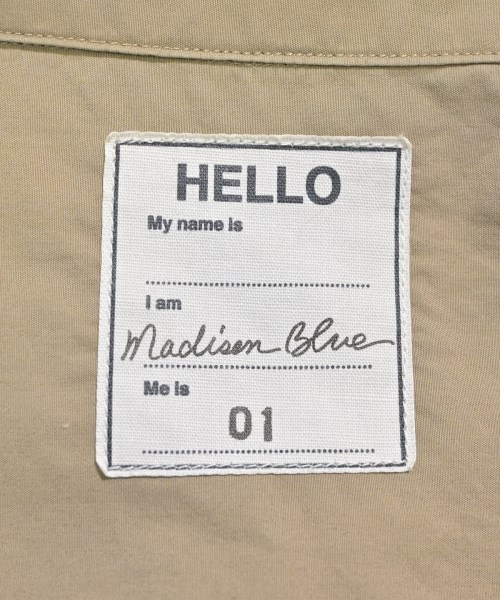 MADISON BLUE（マディソンブルー）カジュアルシャツ ベージュ サイズ:1(S位) レディース/2200615341132