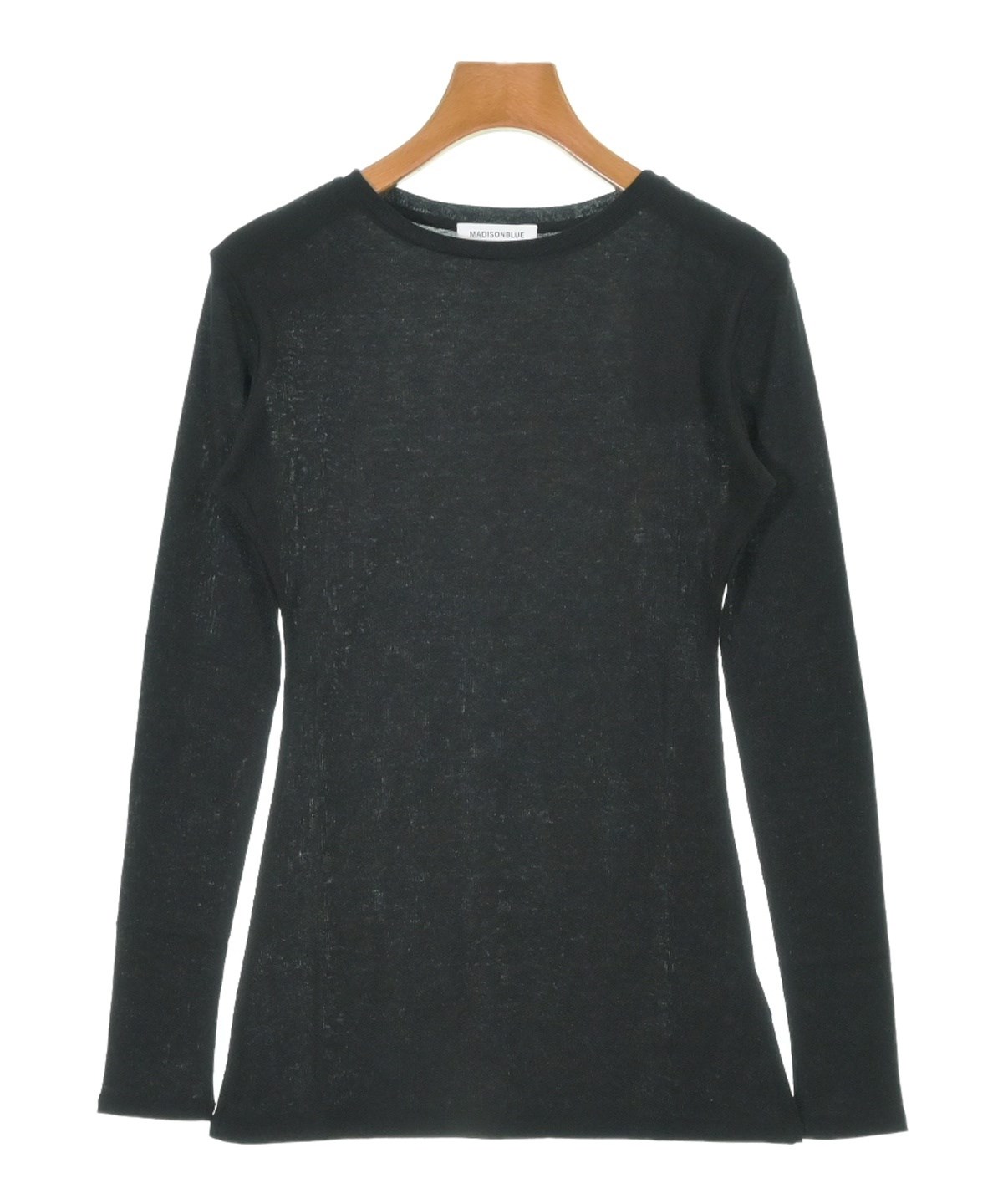 MADISON BLUE（マディソンブルー）Tシャツ・カットソー 黒 サイズ:XS