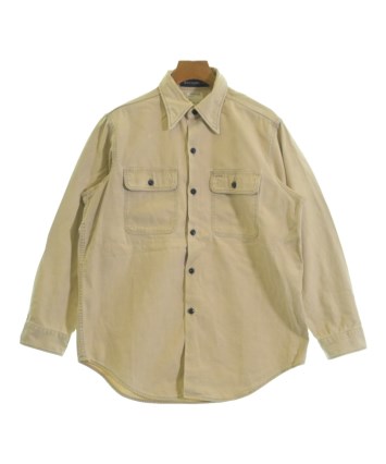 madison blue 長袖シャツ　ベージュ　s MADISON BLUE（マディソンブルー）カジュアルシャツ ベージュ サイズ