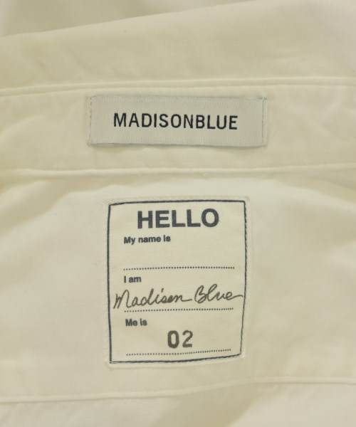 MADISON BLUE（マディソンブルー）カジュアルシャツ 白 サイズ:02(M位) レディース/2200675132060