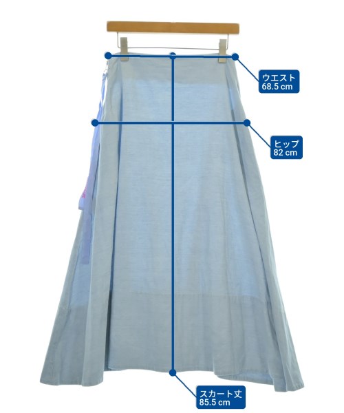MADISON BLUE（マディソンブルー）ロング・マキシ丈スカート 青 サイズ:02(M位) レディース/2200676211245