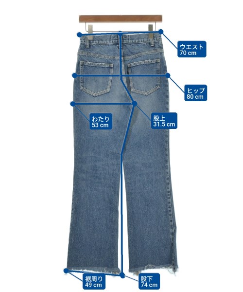 MADISON BLUE（マディソンブルー）デニムパンツ 青 サイズ:0(XS位) レディース/2200683970067