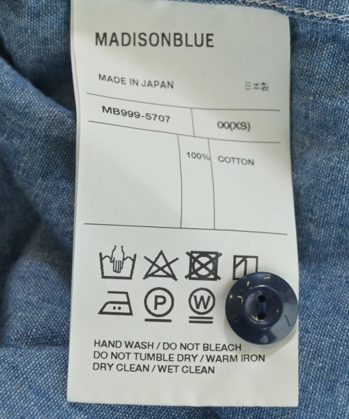 MADISON BLUE（マディソンブルー）カジュアルシャツ 青 サイズ:00(XS位) レディース/2200699992039