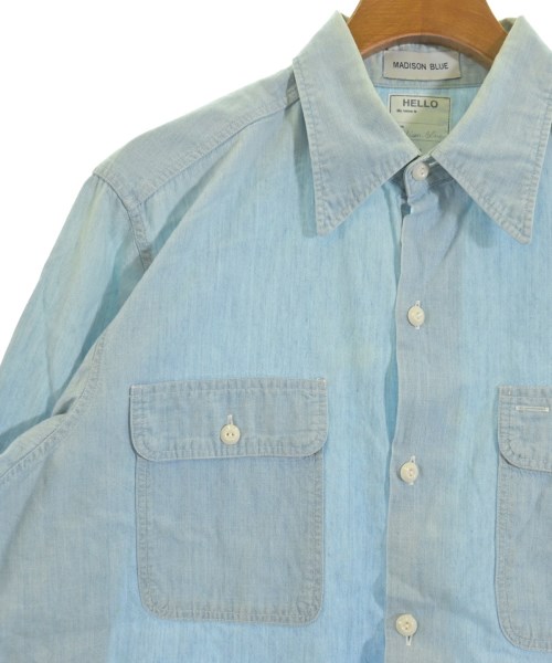 MADISON BLUE（マディソンブルー）カジュアルシャツ 青 サイズ:1(S位) レディース/2200654660027